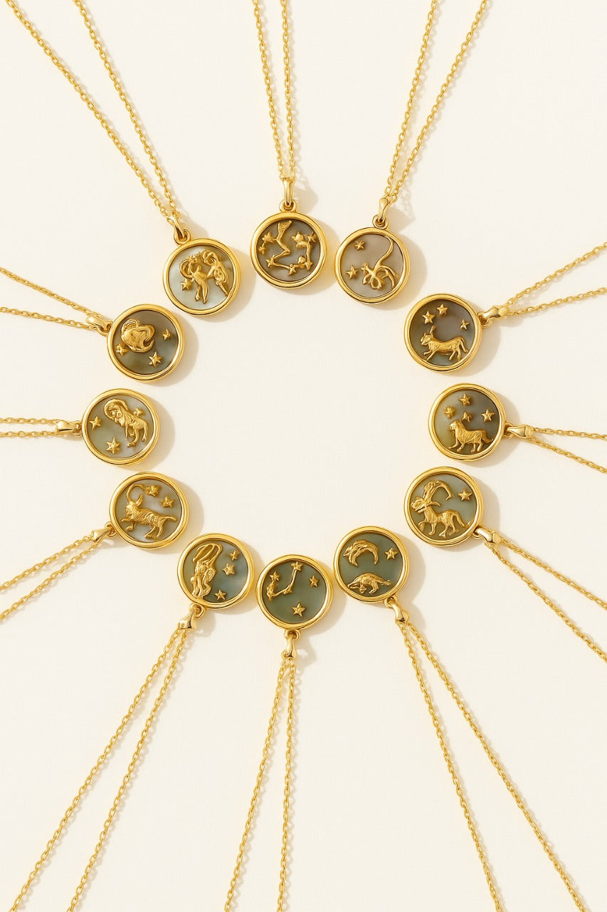 Sterling Silver Zodiac Pendants