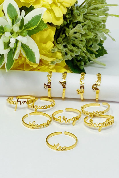 Scripted Zodiac Ring-1