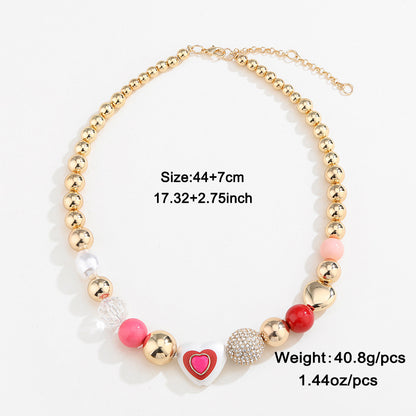 Elegant Heart & Pearl Bracelet Set – Original Fashion Jewelry for Women