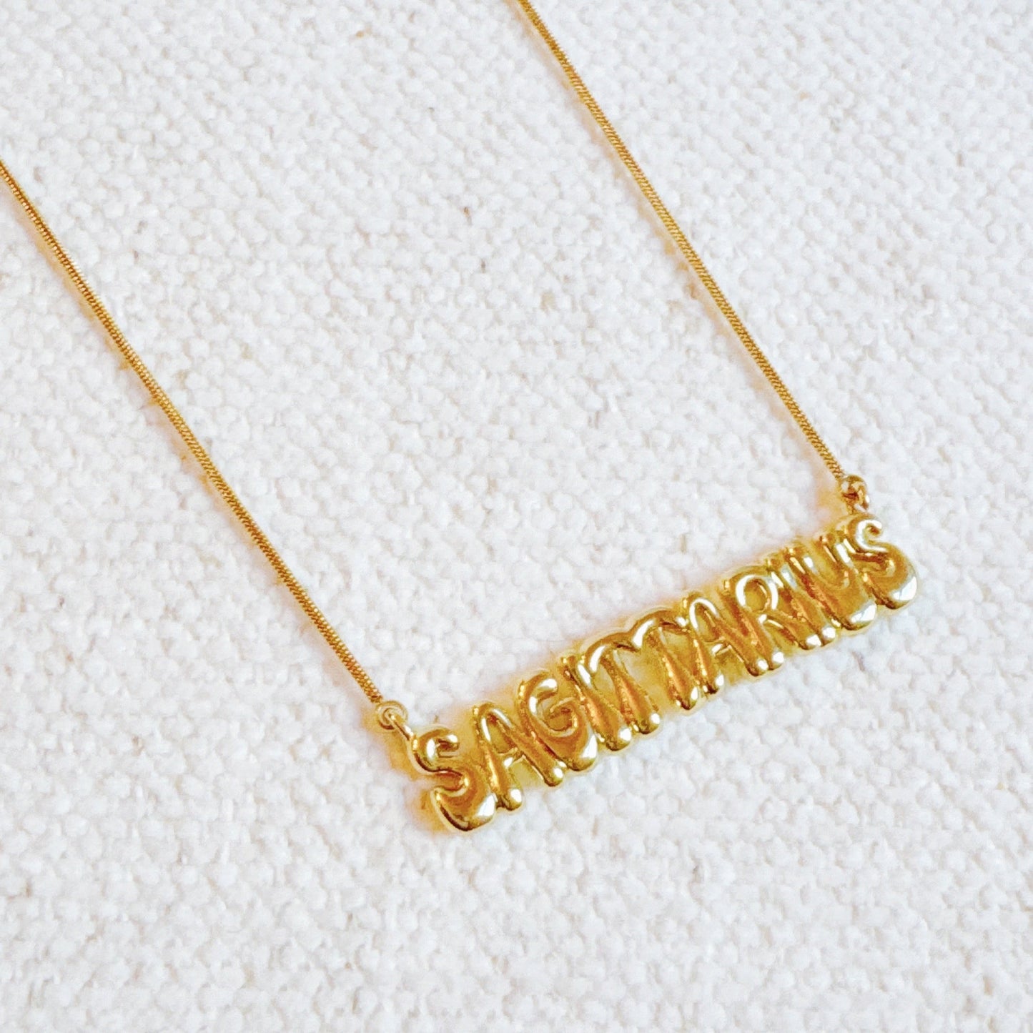 Balloon Letter Zodiac Necklace-13