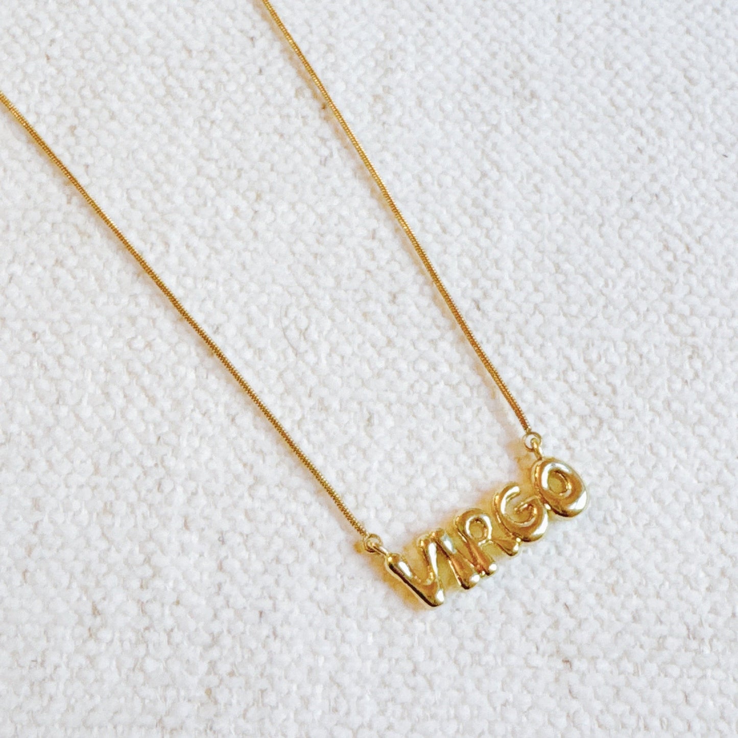 Balloon Letter Zodiac Necklace-15