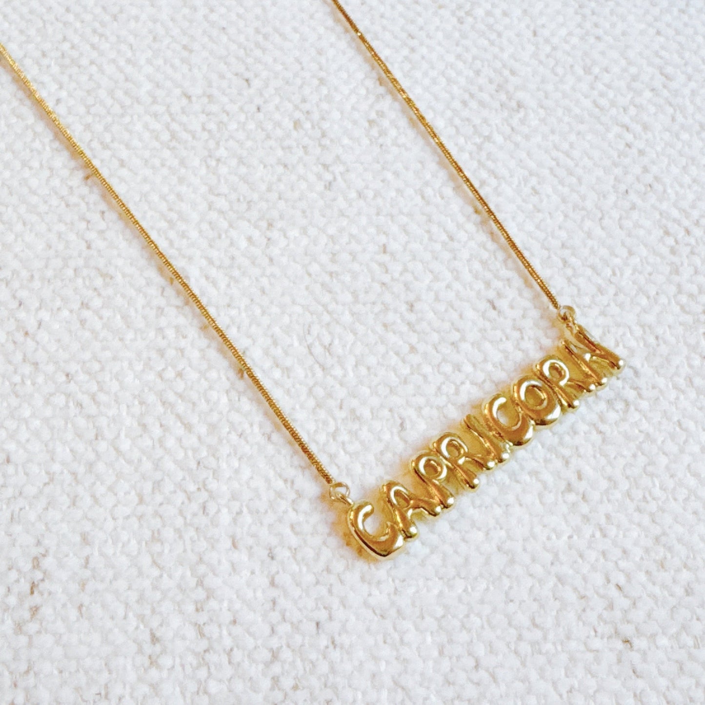 Balloon Letter Zodiac Necklace-7