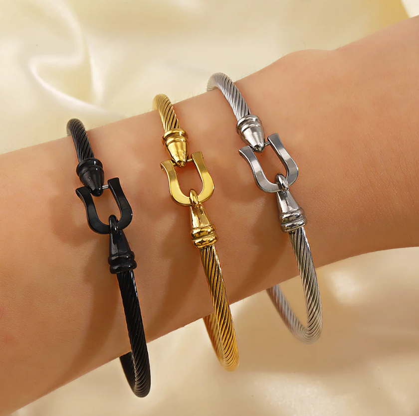 Cable Cuff Bracelet-0