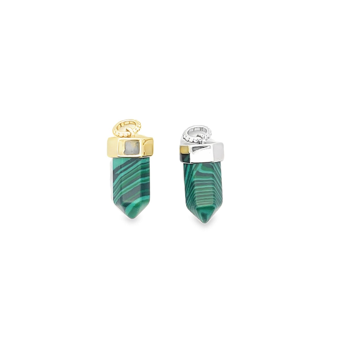 Gemstone Point Pendants (A317)-1