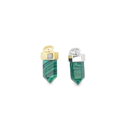 Gemstone Point Pendants (A317)-1